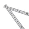 Portable Wooden Folding Ruler 2M Extended Measuring Rule Slider Metric Scale 1M Folding Carpenter's Ruler Drawing Tools