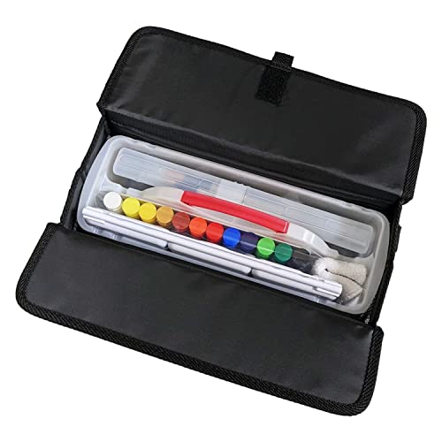 Ecole Teaching Materials Paint Set (Lace-Up 12PF, Elementary School Paints, Watercolor, Girls, Elementary School Art Supplies Set, Sakura)
