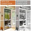 Summer Magnetic Door Curtain - Mosquito Resistant, Soft Yarn Mesh, Multiple Sizes, Easy Install for Home
