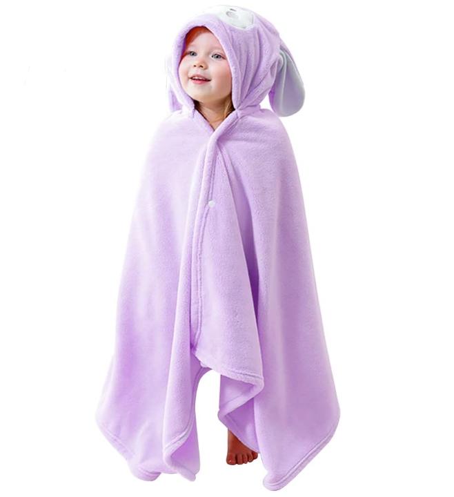Soft And Cozy Baby Bathrobe Towel Cloak For Children DRYWARM No Smell
