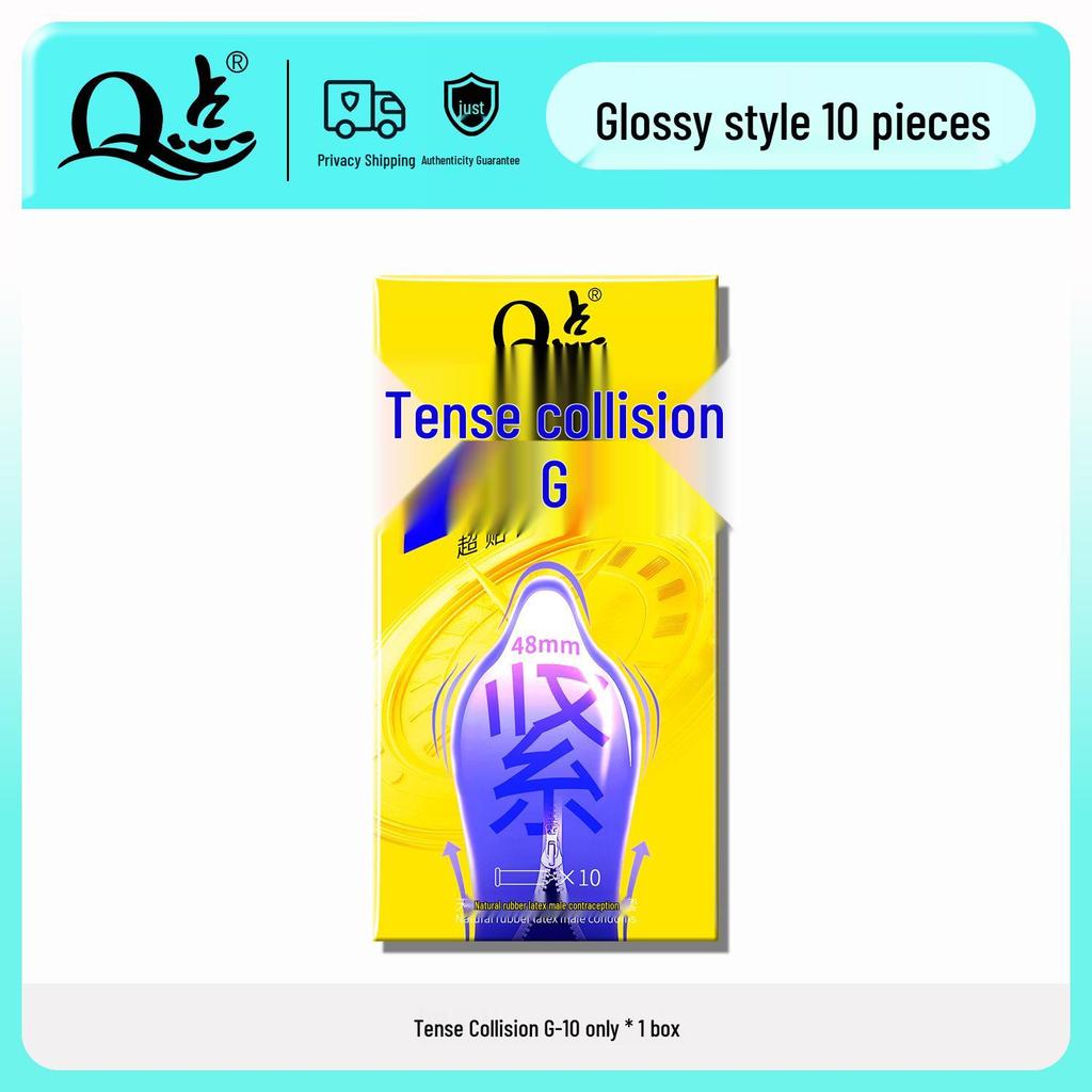 Q Point Ultra-Thin Lubricated Condoms - 10 Count Moisturizing & Safe for Adult Family Planning