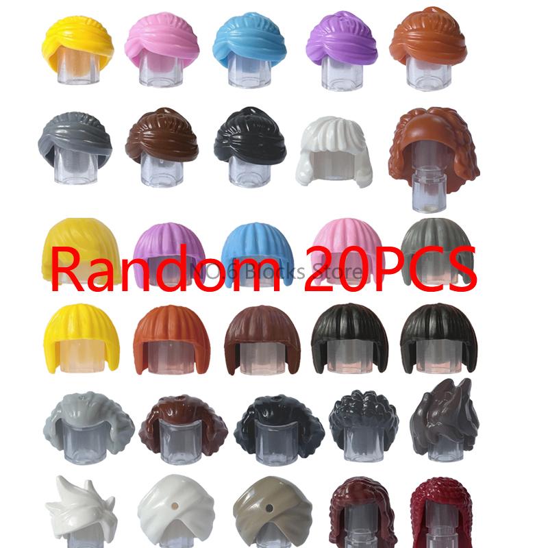 City Building Blocks Body Character Clothing Head Face DIY Parts Hair Expression Accessories Figure Headwear Helmet Bricks Toys