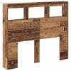 Headboard with Shelf Reclaimed Wood Look 120 x 17 x 102 cm Engineered Wood