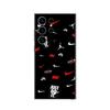 Case for Samsung Galaxy S24 ULTRA NIKE JORDAN WHITE RED Black Background