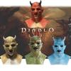 Diablo Demon Belial Mask Latex Headgear Game Roleplaying Halloween Toy Funny