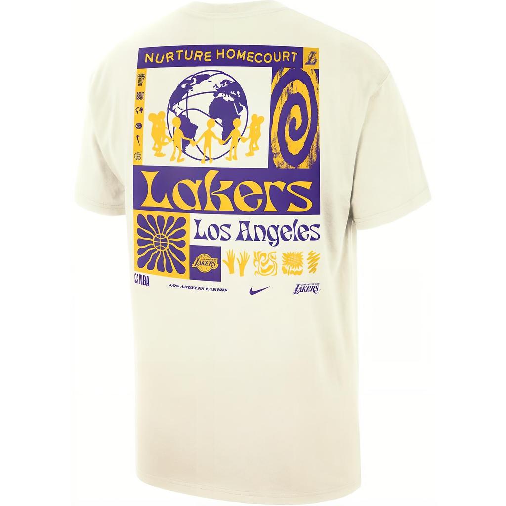 Nike X NBA Courtside T Shirt Men's Light Yellow FV9274-901