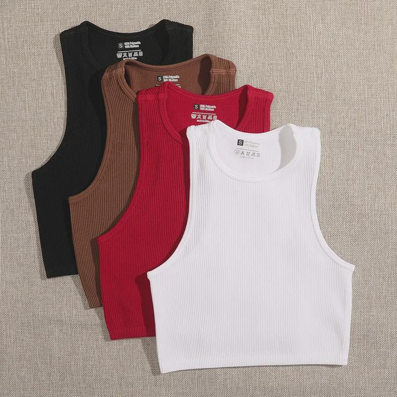 Nahtloses Sport-Yoga-Top - Feuchtigkeitsableitendes & Atmungsaktives Fitness-Tank aus Nylon