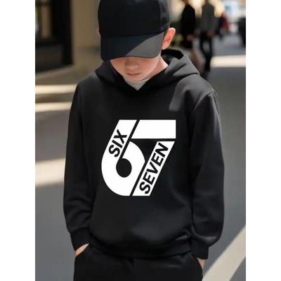 Spring Autumn Men's Hoodies 67 Six Seven Print Hoodie Casual Sweatshirts Pullovers Streetwear Women Clothing