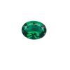 AGL Certified Zambian Oval Cultured Emerald Loose Stone for Jewelry