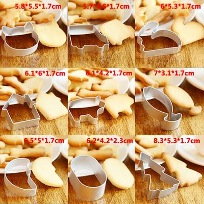 Fondant Mold Aluminum Alloy Pastry Decorating DIY Biscuit Mold Cute Moulds Baking Tools Kitchen Tools Cookie Cutters Animal Candy Shape  Unique