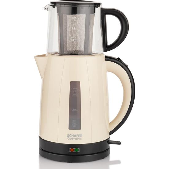 

Электрическая чайная машина Optimal Pls — кремового цвета
