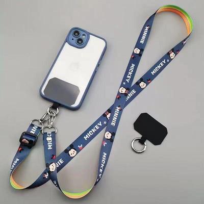 Sleutelkoord voor mobiele telefoon, kan cross-body zijn. Van toepassing op alle soorten mobiele telefoons en belangrijke documenten