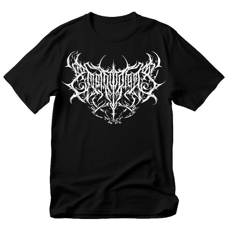 Dark Lettering Gothic Tshirt Alt Goth Grunge Clothing Allseason casual comfortable base layer Tshirt unisex S