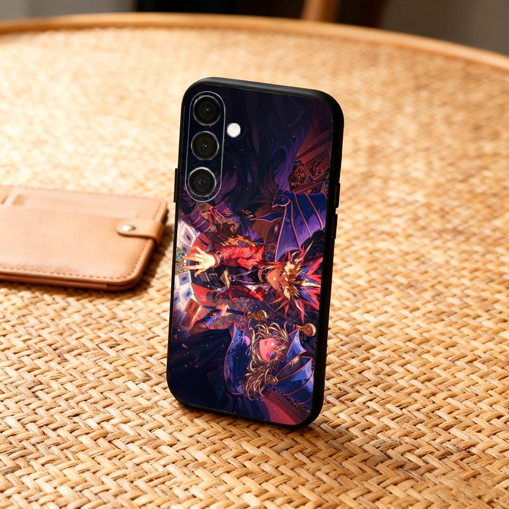 Yu-Gi-Oh Anime Phone Case For Samsung A73,72,71,53,52,51,22,91,80, Soft Black Cover