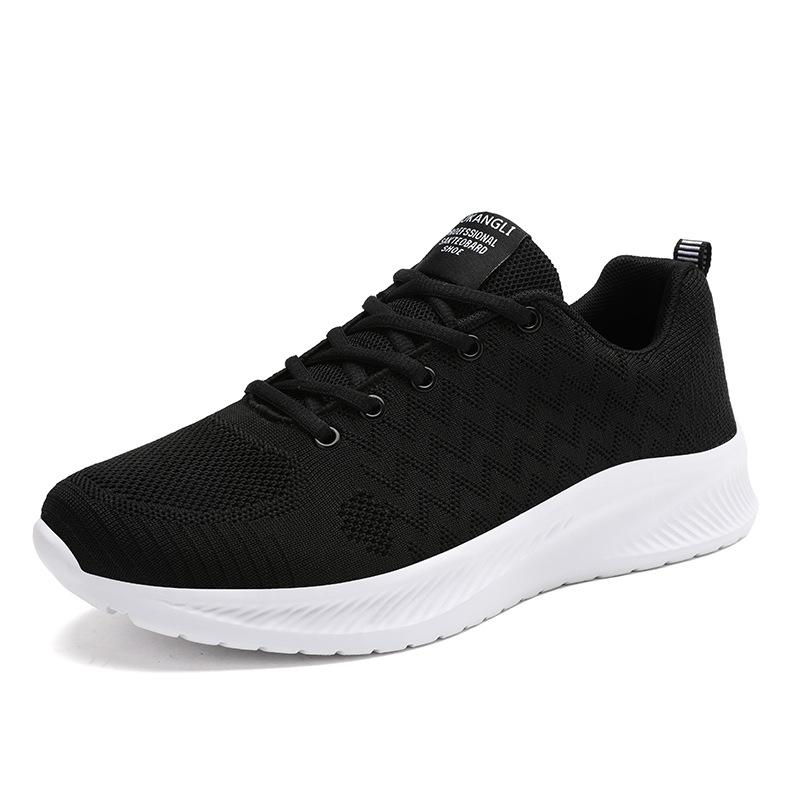 

Summer solid color low-top lace-up platform running shoes large size men s breathable and lightweight sports shoes one piece 2025 38