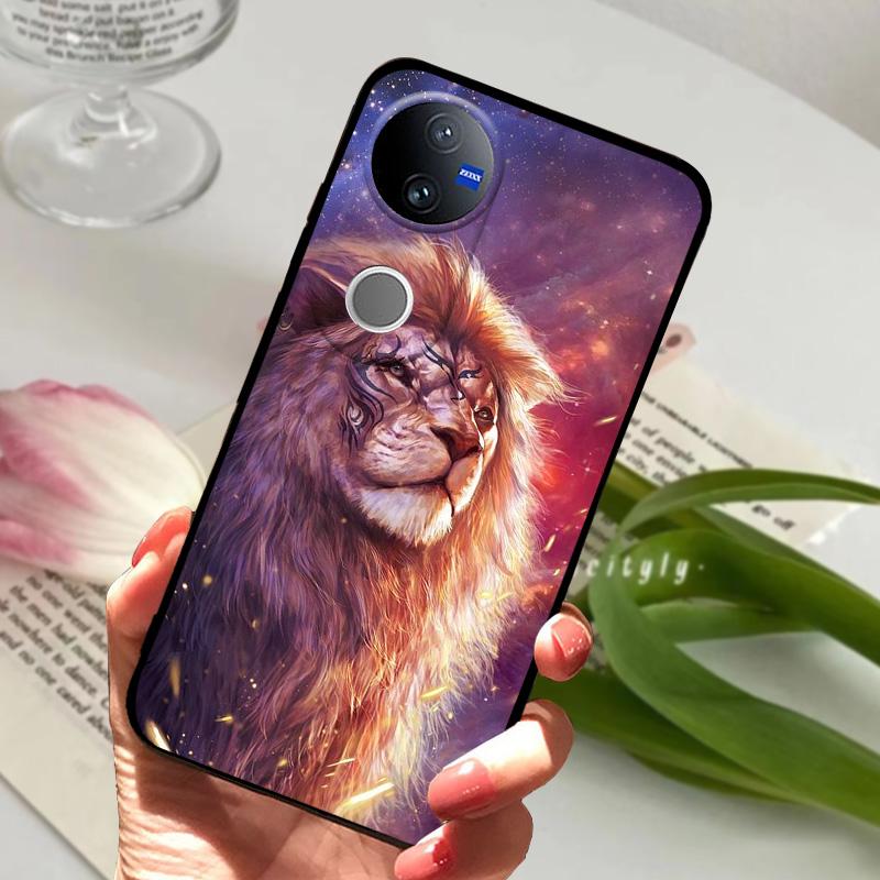 Für Vivo V50 Weiche Hülle V 50 5G Silikon TPU Handyhülle Hüllen Für VIVO V50 V2427 Schutz Stoßfänger Fundas Capas Luxus Cartoon