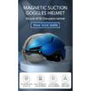 Eastinear 2023 New Road Mountain Bike Helmet Adult Men's Outdoor Sports Cycling Safety Hat With LED Charging Taillight Goggles