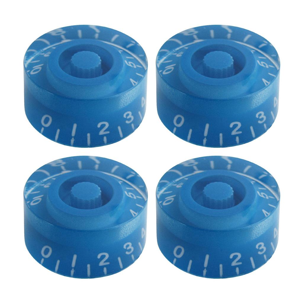 FLEOR 4PCS Guitar Knobs Speed Control Knobs 18-Splines For LP Style Electric Guitar Parts,13 Colors Available