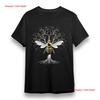 Tree of Life Bee Graphic Black T-shirt