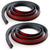 YESprime Fender Molding D Type Hamitie Prevention Black Set of
