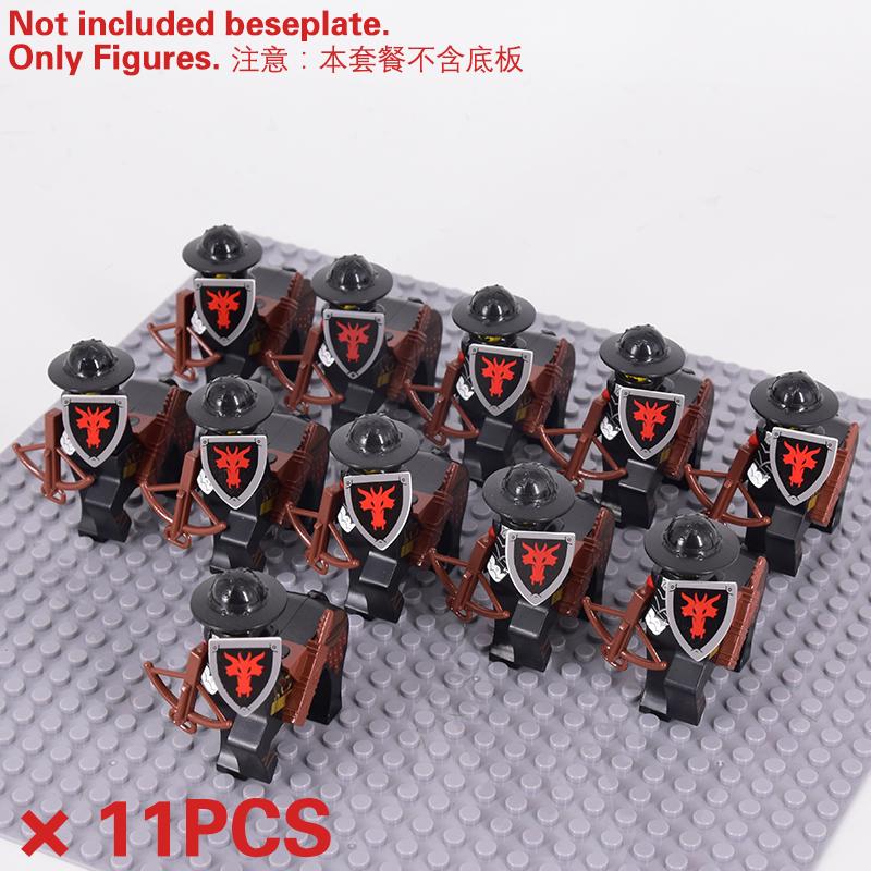 MOC Medieval Skeleton Centaurs Knights mini Action Figures Building Blocks Roman Horse Army Soldiers Bricks Toy kids XMAS Gifts