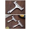 Handheld Cheese Cutter Stainless Steel Wire   Thickness Cheese Slicing Tool for Mozzarella Cheddar