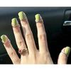 Set of 10 Open Nail Rings Elegant Fingertips Statement Jewelry Copper Material