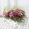 Simulated Willow Leaf Multicolor Artificial Green Plant Hotel Home Decoration