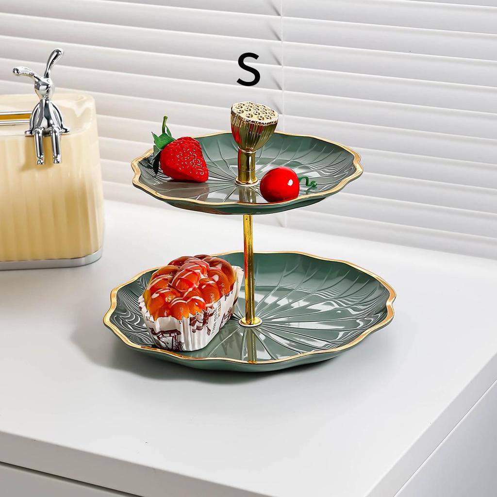 Elegant Multi-Layer Coffee Table Display Stand for Snacks, Fruits, and Desserts