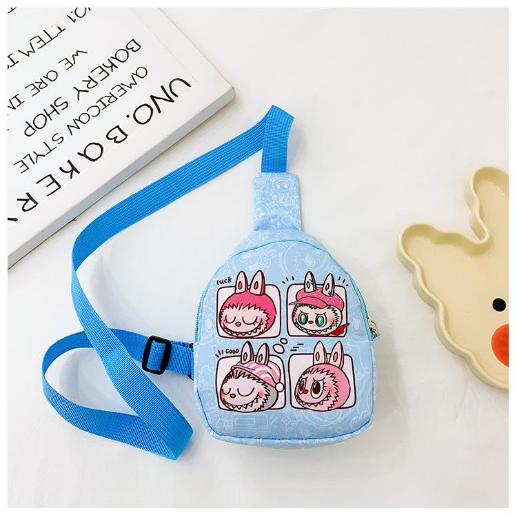 

Милый мультяшный детский рюкзак-мини через плечо синий