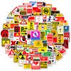 100 Announcements and Places Warm Reminder Warning Words Label Stickers Safety Channel Hazard Warning Stickers