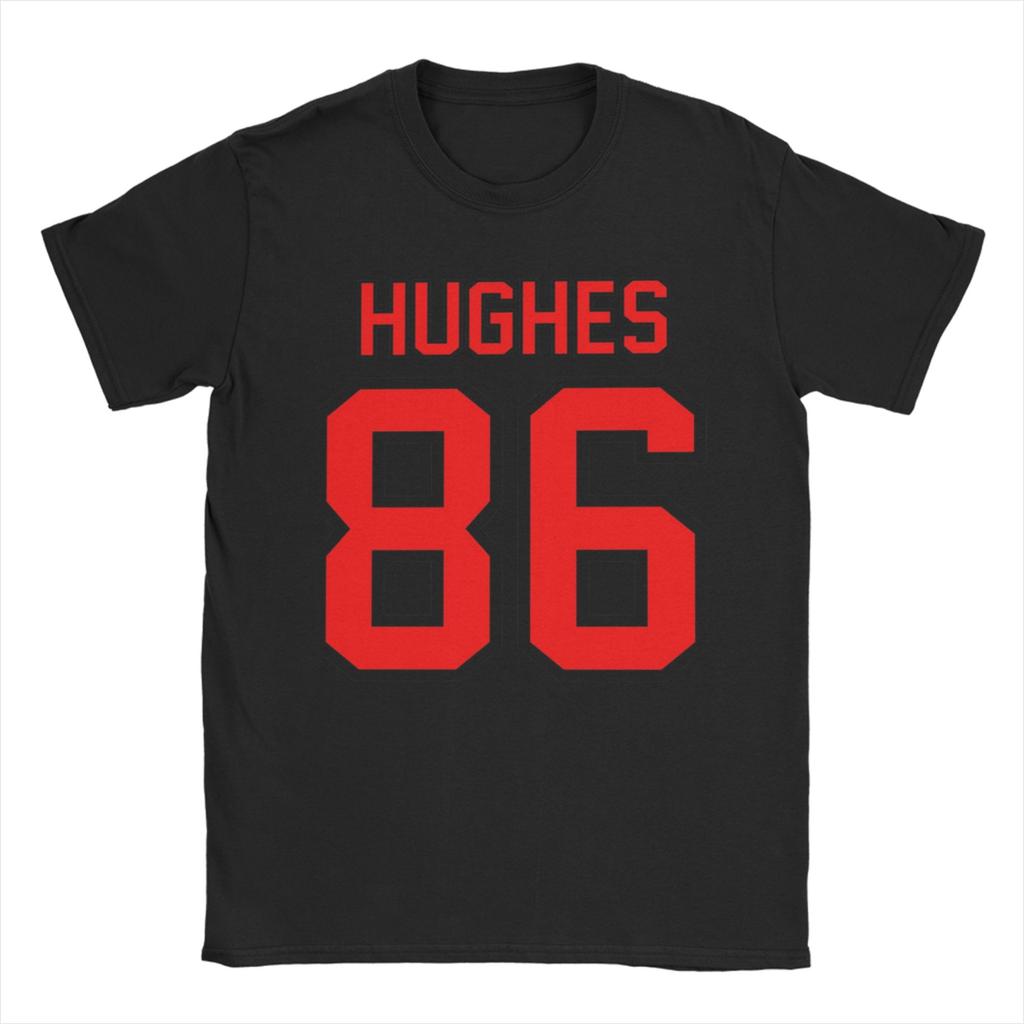 Jack Hughes Retro Unisex T Shirt Vintage Tee Shirt Short Sleeve Round Neck TShirts Pure Cotton Gift Idea Clothing