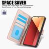 SY-003 For Xiaomi Redmi Note 13 5G/Note 13 5G (China) Case PU Leather Stand View Phone Wallet Cover with Hand Strap