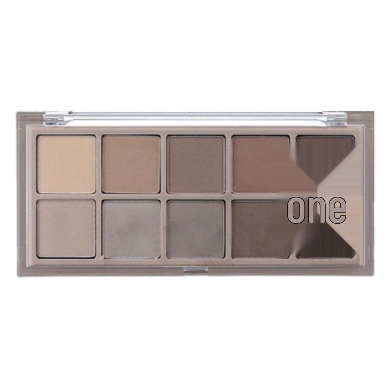 DIKALU 2021 Cement Earth Tone Eyeshadow Palette: Ten Colors, High-Value, Niche, Affordable Makeup.