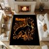 Warner (5) Customize Your Name Rug, Office Chair Cushion, Home Bedroom Living Room Gift.
