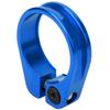 31.8 34.9mm Aluminum Alloy Ultralight Bike Seat Tube Lock Clip Bicycle Seatpost Clamp(Blue 31.8mm )