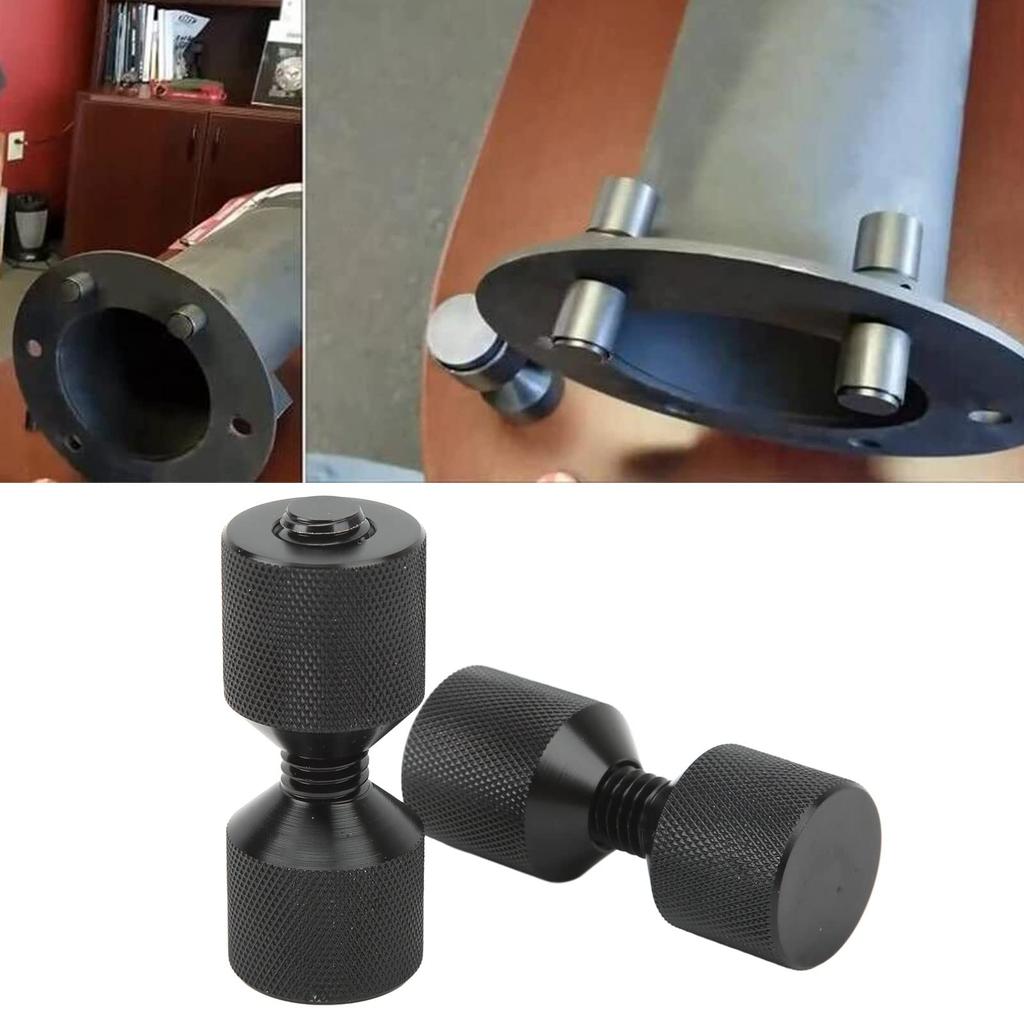 Shanrya 2 Hole Flange Alignment Pin, 2pcs Rustproof 2 Hole Tweezers