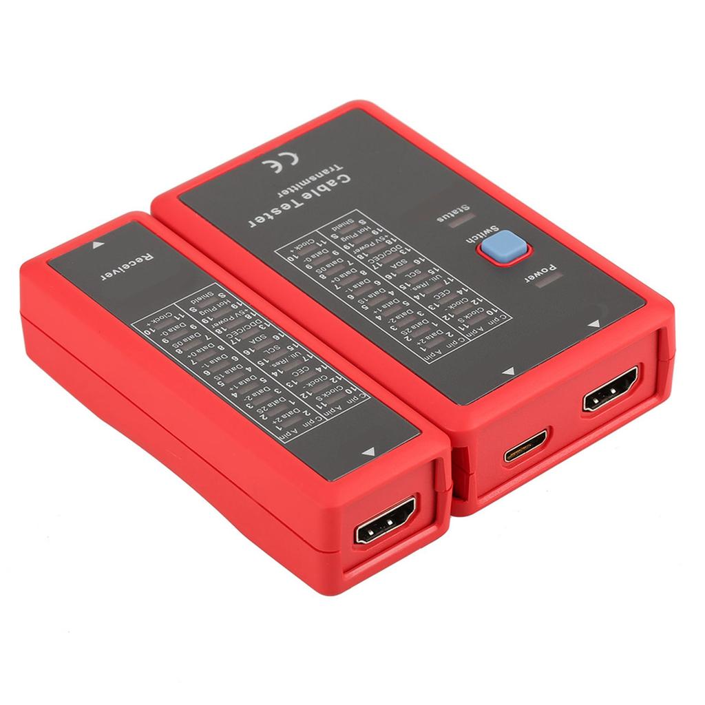 UT681 Data Cable Tester, Professional HD Cable Test Tool for 1.2VCelsius1.3VCelsius1.4VCelsius2.0V, Fast Scan Mode, Full Screen Mode, Low Voltage Prom