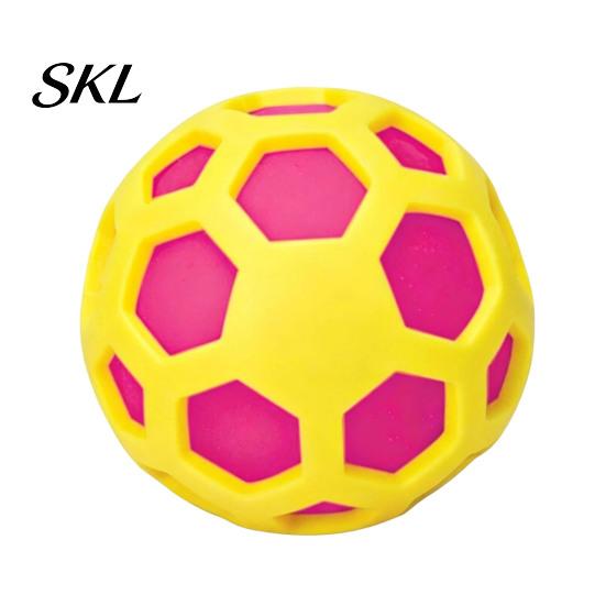 Stress Relief Ball Colorful Grid Ball, TPR Slow Rising Fidget Toy for Anxiety Relief, Rebound Soft Squeeze Decompression Office School, Portable