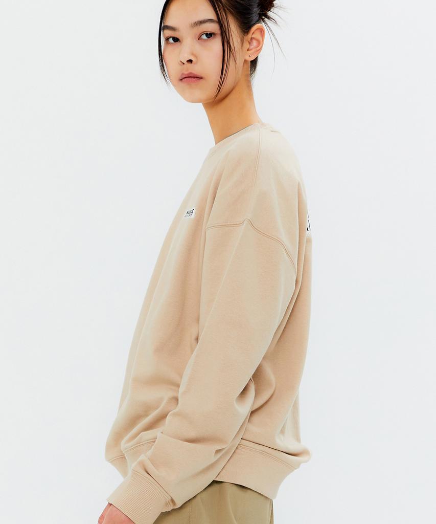 KULTE Uv Stamp Crewneck L.Beige