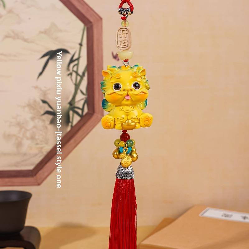 Cute PI Xiu Pendants, Temple Gathering Blessings, Car Interior Decoration Items, Car Rearview Mirrors, Car Pendants