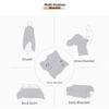 Linen Tablecloth with Tassel 180x130CM Camping Ground Cloth Outdoor Picnic Mat  each Outing