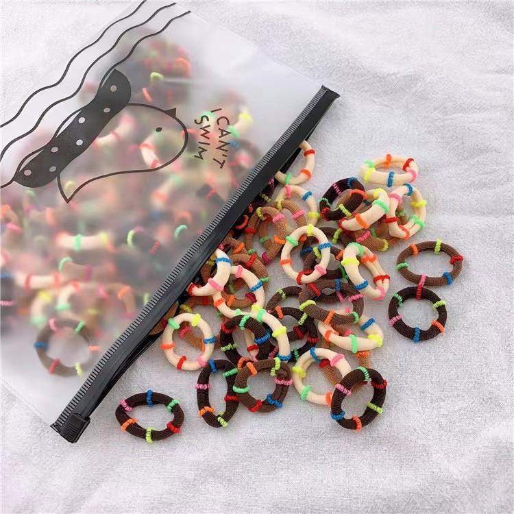 

Детские бамбуковые резинки для волос 2 см — эластичные и нежные для волос — упаковка маленьких резинок — идеально подходят для детей