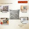 2D Floral Embroidered Pattern Decorative Pillow Covers Pattern Cushion Cover Suitable For Sofa Bedroom Car Pillow Cover