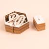 Wedding Number Wooden Table Place Card Rustic Wedding Engagement Reception Seat Decoration Number Signs Event Party Supplies