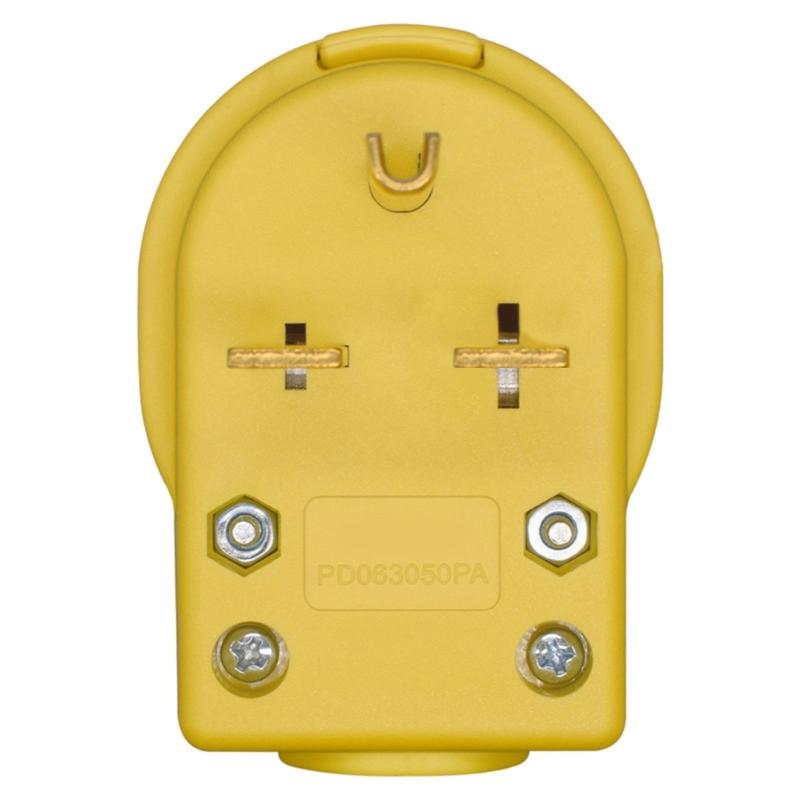 Zástrčka NEMA 6 30P Heavy Duty 30A 250V Napájecí konektor s mosaznými svorkami pro průmyslové svařovací stroje