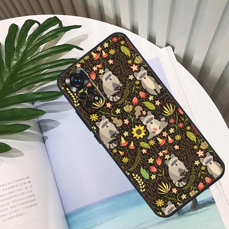 Funny little raccoon Funda For Xiaomi Redmi Note 13 10 11 12 14 15 Pro Plus Case For Redmi 15C 12C 13C 14C 10C 15