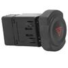 Hazard Warning Light Emergency Switch Button 8200602232 Fast Response Replacement for Dacia Duster Sandero