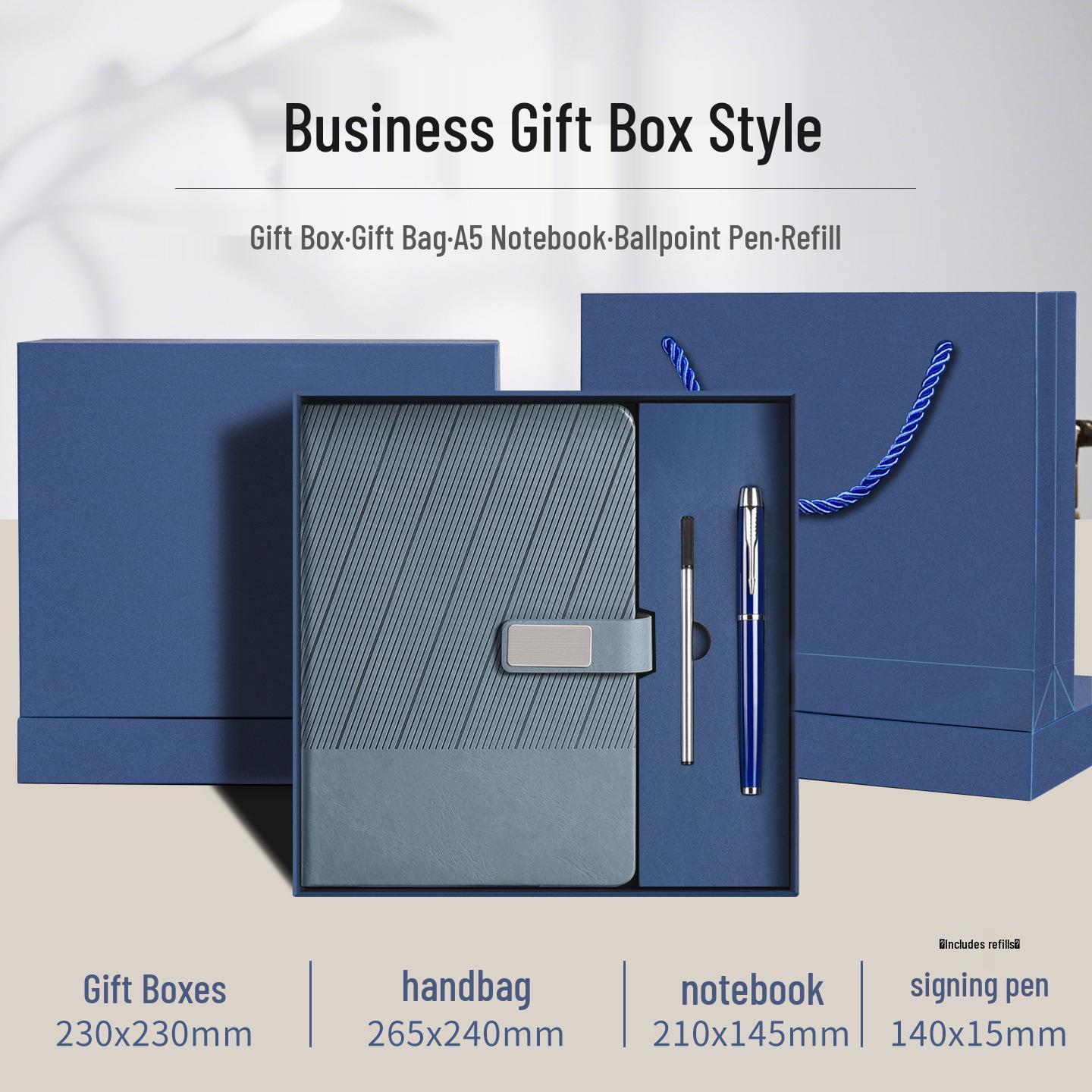 Custom A5 Notebook & Insulated Cup Gift Set - Personalized Business Souvenir with Logo Print