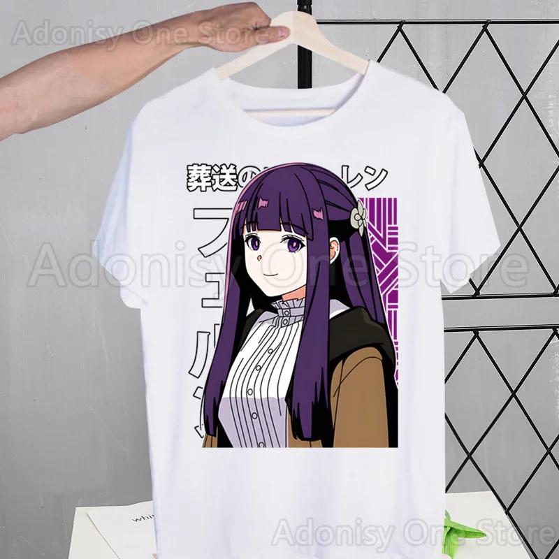 Frieden Harajuku Damski T-shirt z Nadrukiem Neutralny T-shirt z Krótkim Rękawem Casualowy T-shirt Damska Odzież Uliczna Top